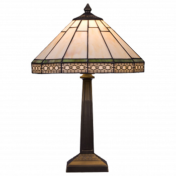 857-804-01 VELANTE Стиль Tiffany светильник настольный, E27, 60W