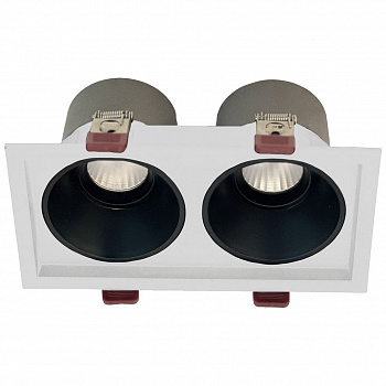 WTD.O21.060.30.20 WERTMARK TECHNICAL DORSUM светильник точечный встраиваемый, LED, 2x10W, 3000K