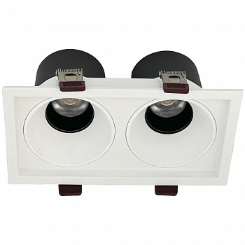 WTD.O21.000.30.20 WERTMARK TECHNICAL DORSUM светильник точечный встраиваемый, LED, 2x10W, 3000K