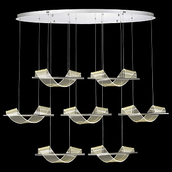 WE452.07.123 WERTMARK HILDA светильник подвесной, LED, 7x14W, 3000K