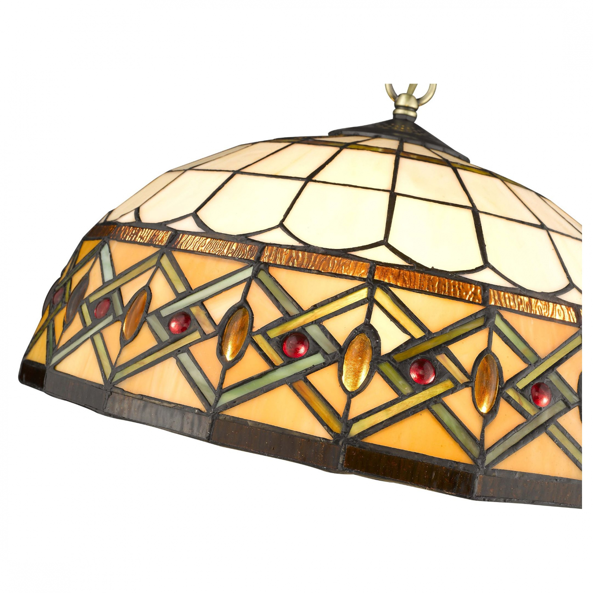 859-806-03 VELANTE Стиль Tiffany светильник подвесной, E27, 3x60W
